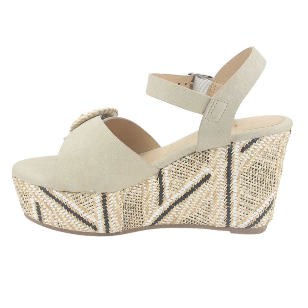SANDALIA MUJER CHALADA BEIGE COMO-50 PLATAFORMA - 2
