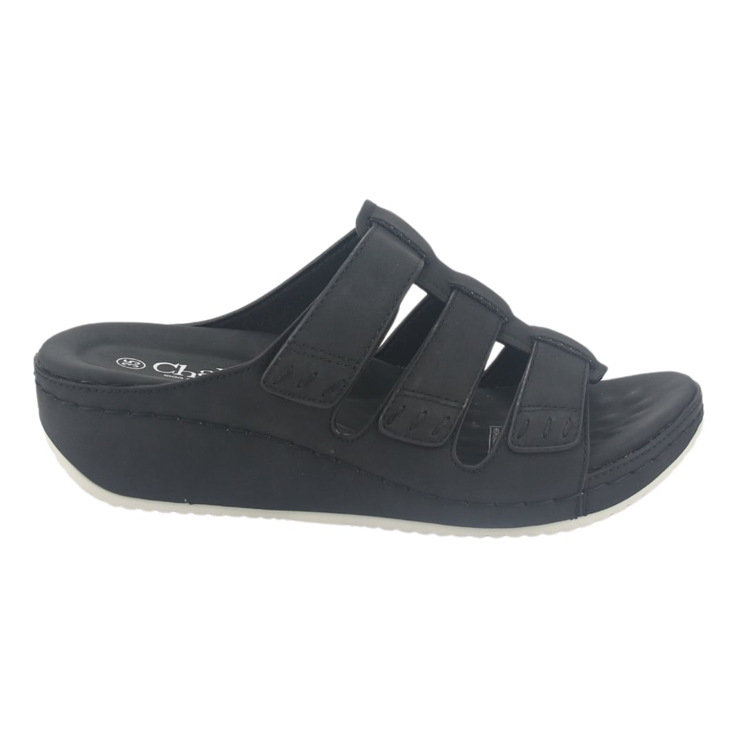 SANDALIA MUJER CHALADA NEGRO KOPA-1 CASUAL - 1