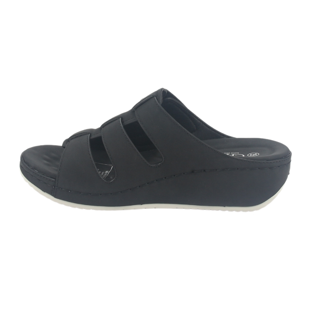 SANDALIA MUJER CHALADA NEGRO KOPA-1 CASUAL - 2