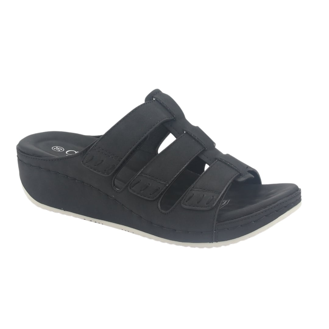 SANDALIA MUJER CHALADA NEGRO KOPA-1 CASUAL - 3