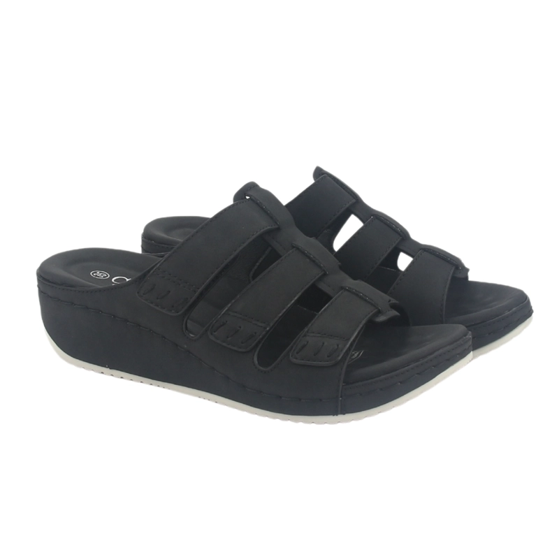 SANDALIA MUJER CHALADA NEGRO KOPA-1 CASUAL - 5