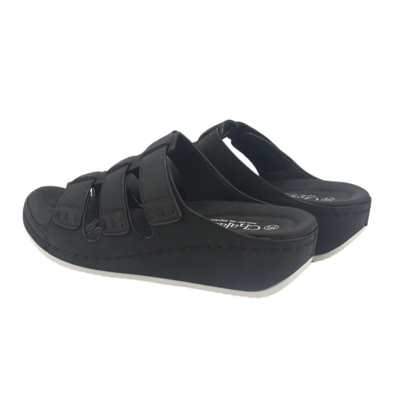 SANDALIA MUJER CHALADA NEGRO KOPA-1 CASUAL - 6