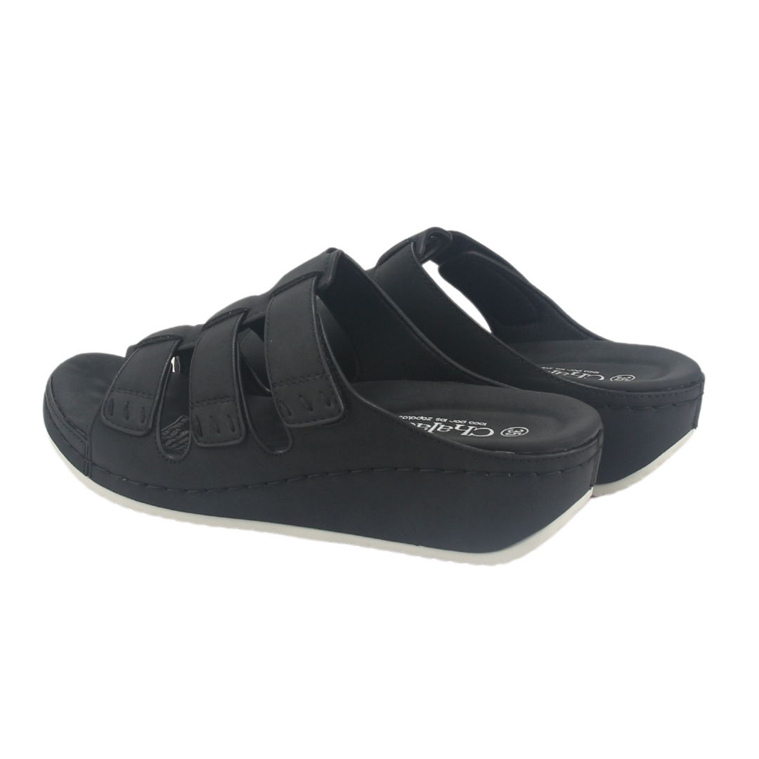 SANDALIA MUJER CHALADA NEGRO KOPA-1 CASUAL - 6