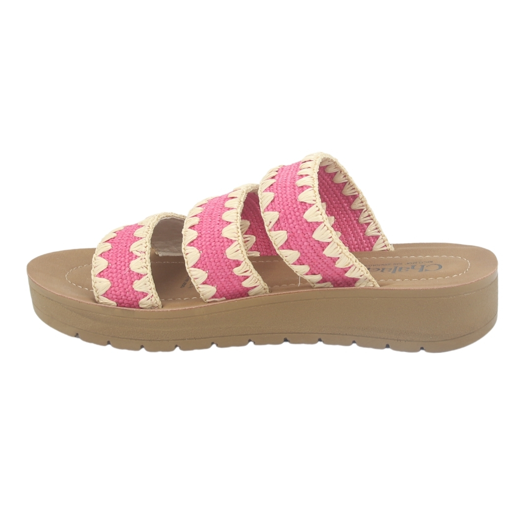 SANDALIA MUJER CHALADA ROSADO BETA-1 CASUAL - 2
