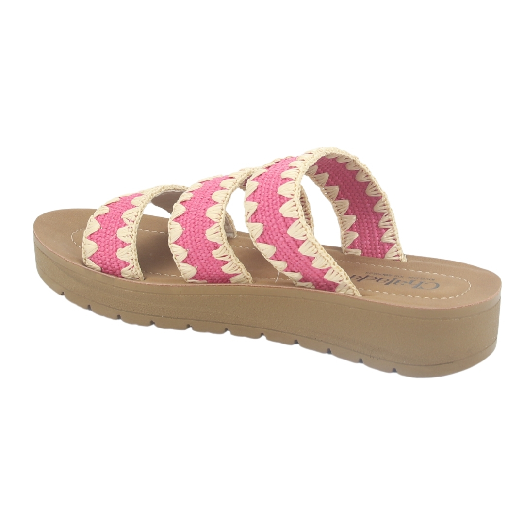 SANDALIA MUJER CHALADA ROSADO BETA-1 CASUAL - 4