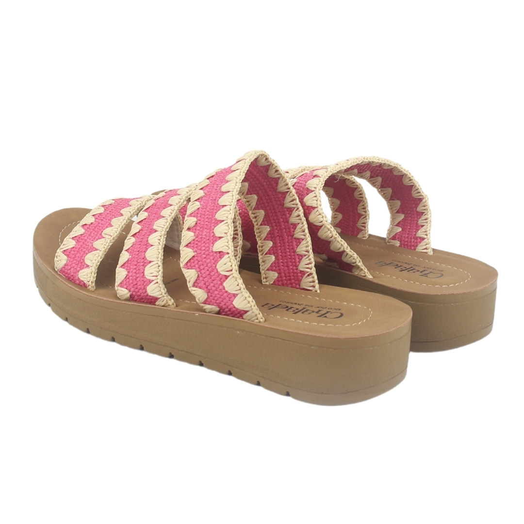 SANDALIA MUJER CHALADA ROSADO BETA-1 CASUAL - 6