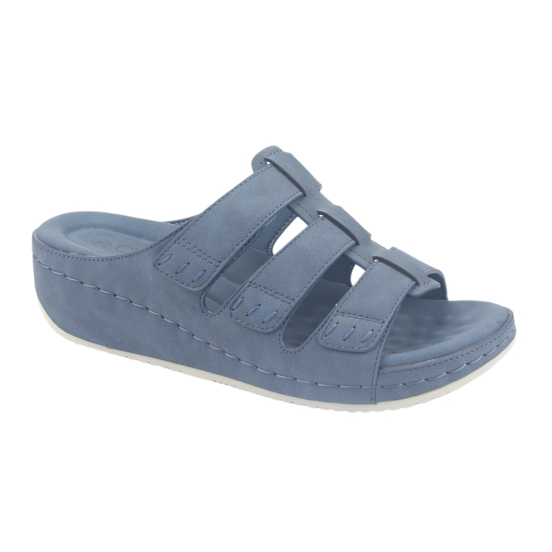 SANDALIA MUJER CHALADA AZUL KOPA-1 CASUAL - 3