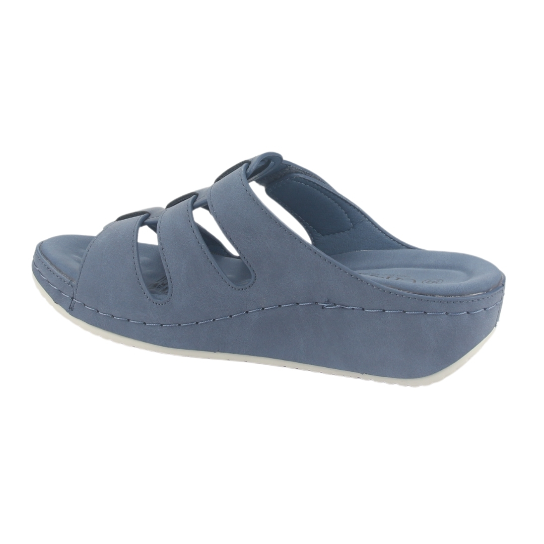 SANDALIA MUJER CHALADA AZUL KOPA-1 CASUAL - 4