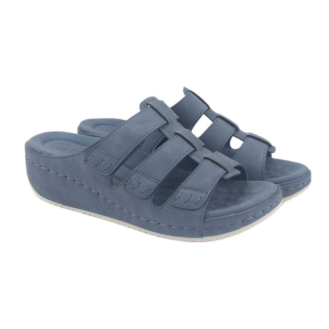 SANDALIA MUJER CHALADA AZUL KOPA-1 CASUAL - 5