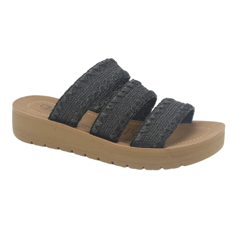 SANDALIA MUJER CHALADA NEGRO BETA-1 CASUAL - 3