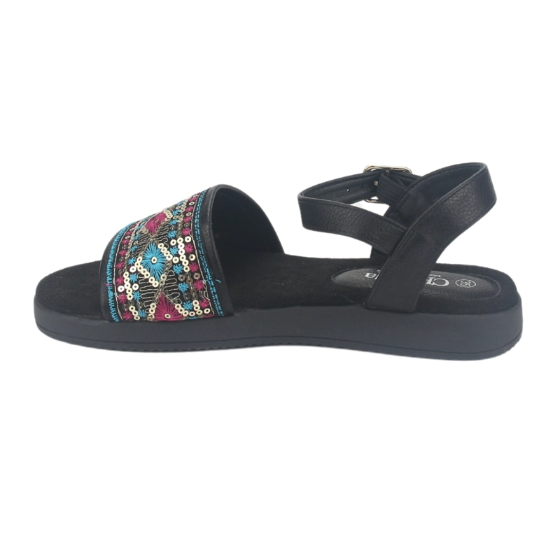 SANDALIA MUJER CHALADA NEGRO BIRA-2 CASUAL - 2
