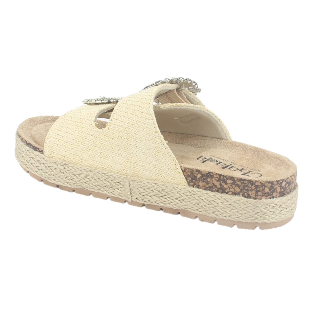 SANDALIA MUJER CHALADA BEIGE DALVA-1 CASUAL - 4
