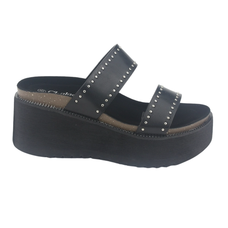 SANDALIA MUJER CHALADA NEGRO VIRU-30 PLATAFORMA - 1