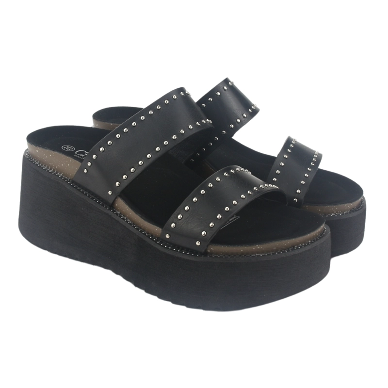 SANDALIA MUJER CHALADA NEGRO VIRU-30 PLATAFORMA - 5