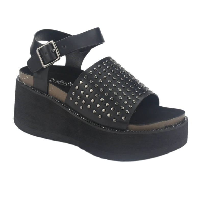 SANDALIA MUJER CHALADA NEGRO VIRU-29 PLATAFORMA - 3