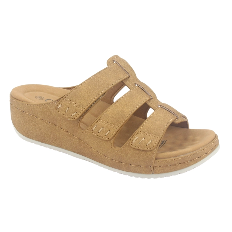 SANDALIA MUJER CHALADA CAMEL KOPA-1 CASUAL - 3