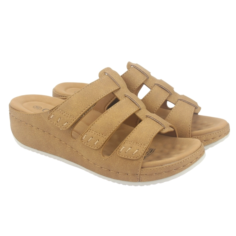 SANDALIA MUJER CHALADA CAMEL KOPA-1 CASUAL - 5