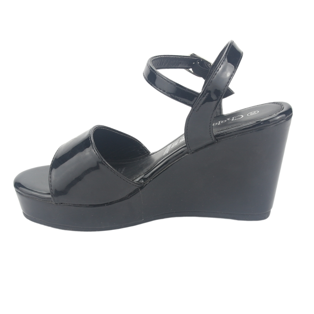 SANDALIA MUJER CHALADA NEGRO COMO-51 PLATAFORMA - 2