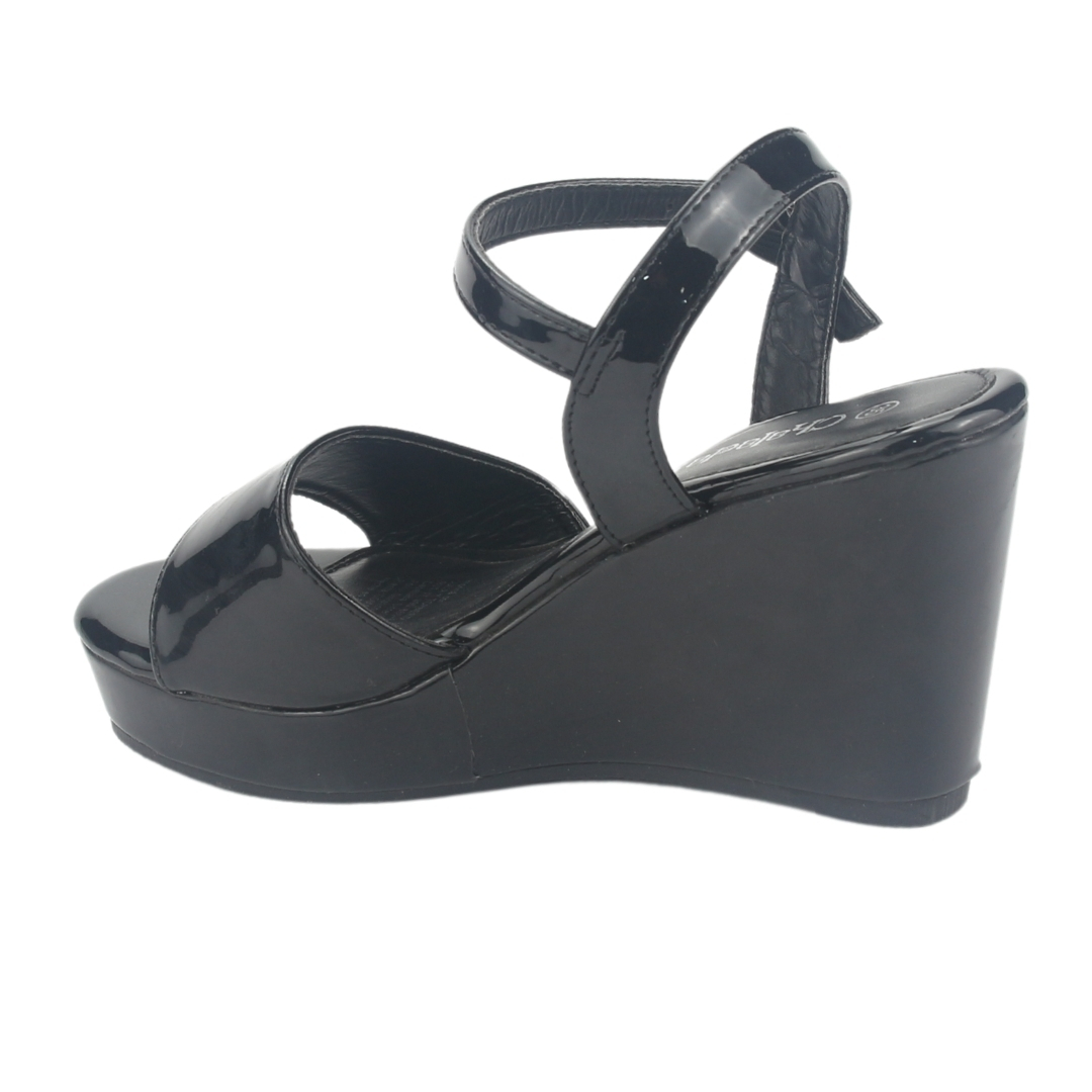 SANDALIA MUJER CHALADA NEGRO COMO-51 PLATAFORMA - 4