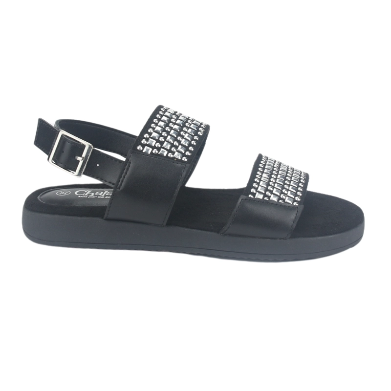 SANDALIA MUJER CHALADA NEGRO BIRA-1 CASUAL - 1