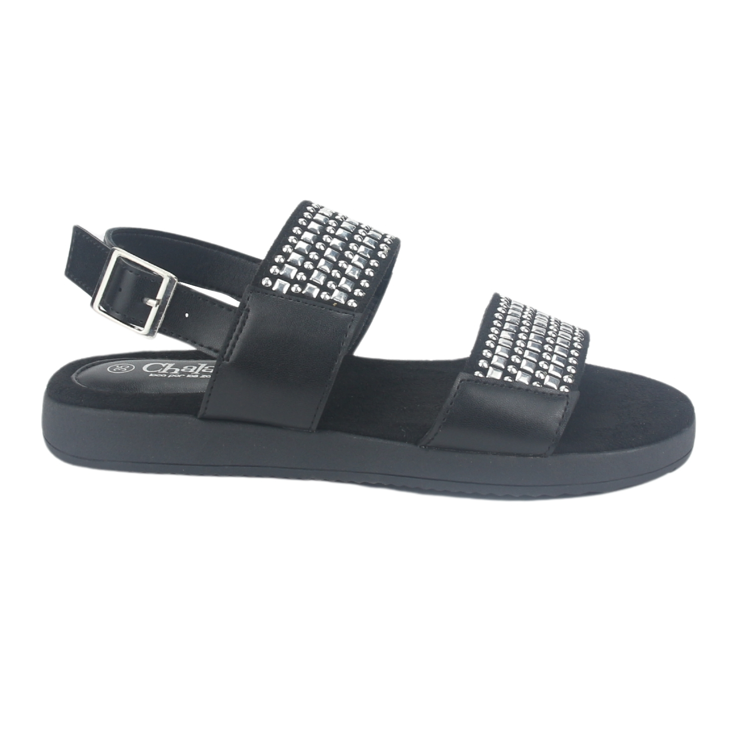 SANDALIA MUJER CHALADA NEGRO BIRA-1 CASUAL - 1