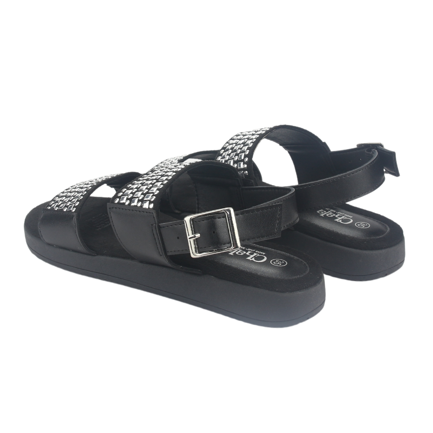 SANDALIA MUJER CHALADA NEGRO BIRA-1 CASUAL - 6