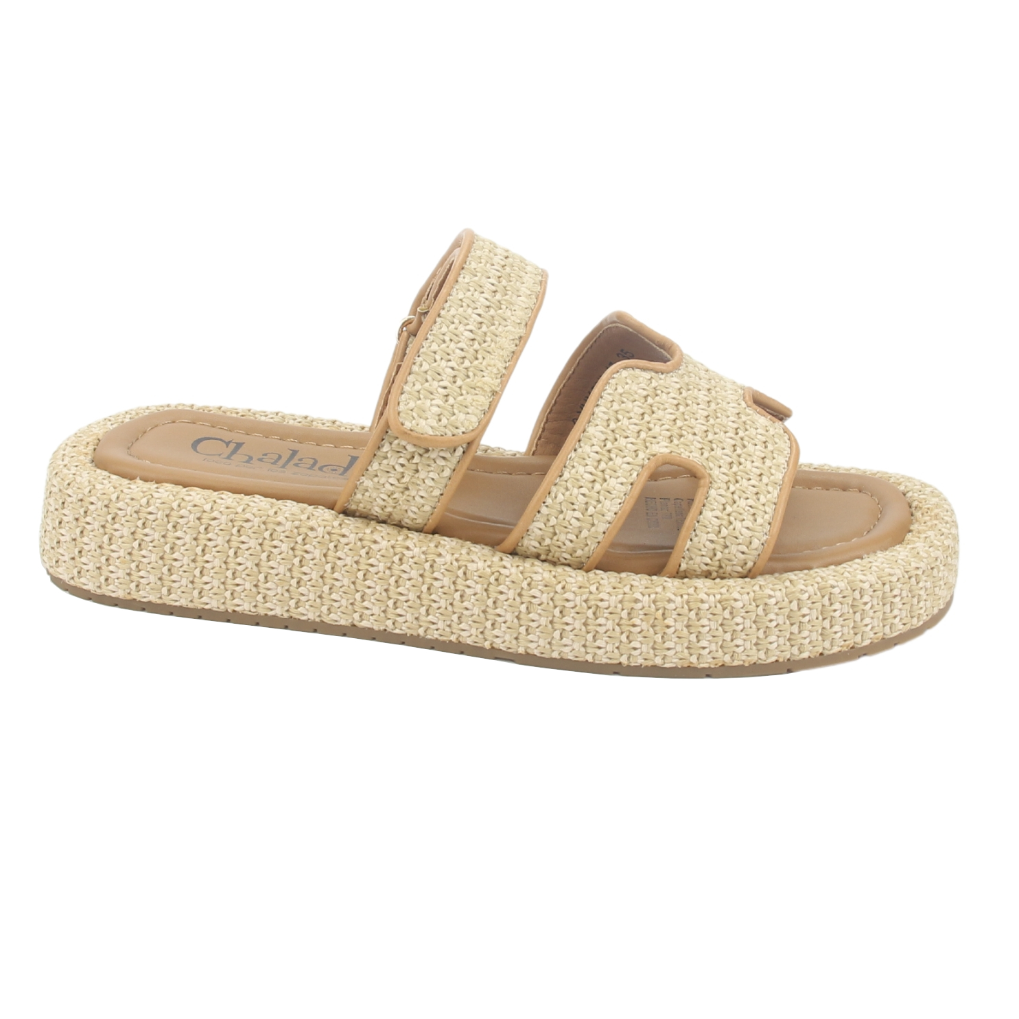 SANDALIA MUJER CHALADA BEIGE YUKONL-17 PLATAFORMA POKI - 1