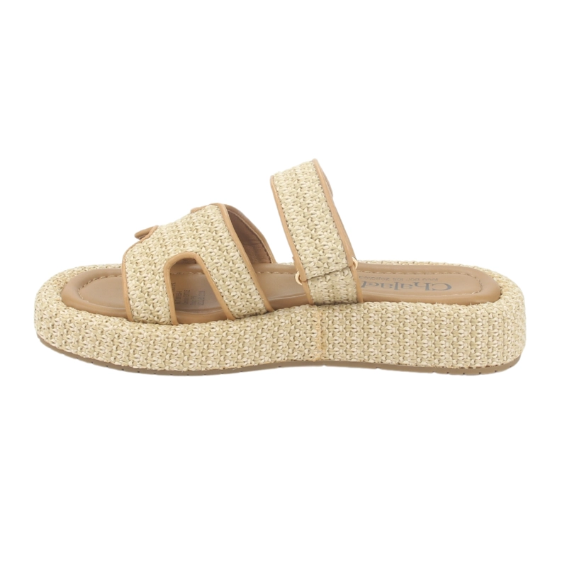 SANDALIA MUJER CHALADA BEIGE YUKONL-17 PLATAFORMA POKI - 2