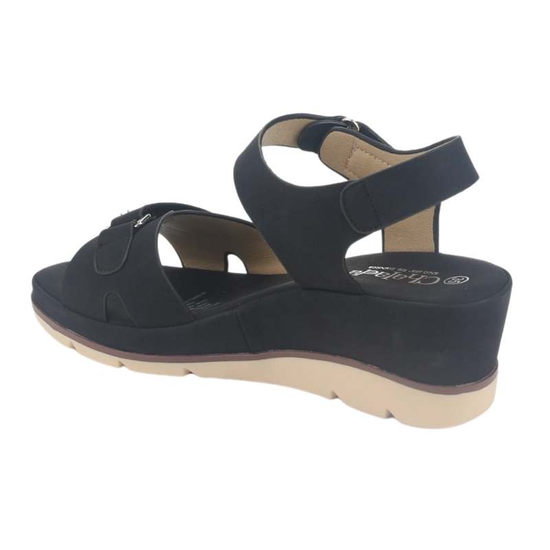 SANDALIA MUJER CHALADA NEGRO FLICK-1 PLATAFORMA - 4