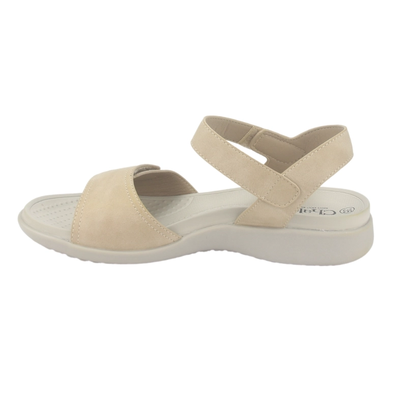 SANDALIA MUJER CHALADA BEIGE ELSA-20 CASUAL - 2