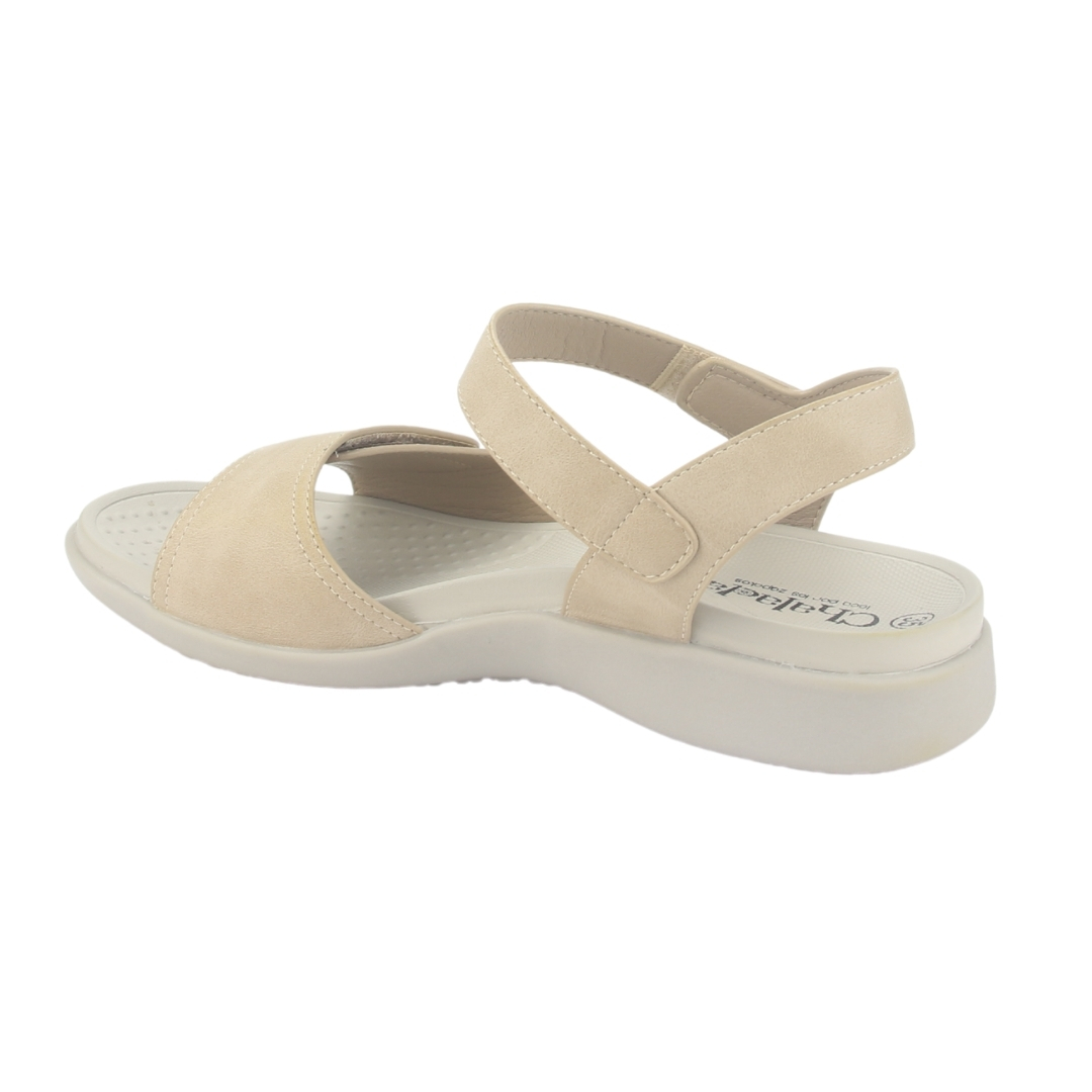 SANDALIA MUJER CHALADA BEIGE ELSA-20 CASUAL - 4