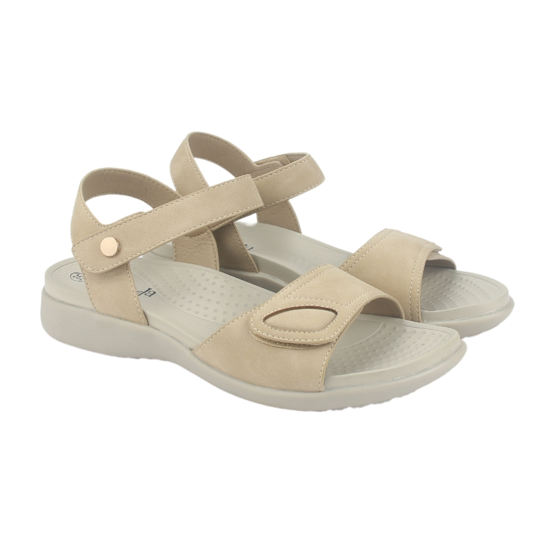 SANDALIA MUJER CHALADA BEIGE ELSA-20 CASUAL - 5