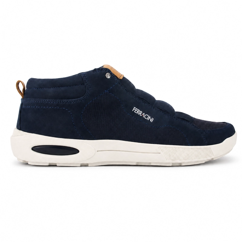 ZAPATILLA FERRACINI HOMBRE 2261 PULSE AZUL MARINO CASUAL - 1