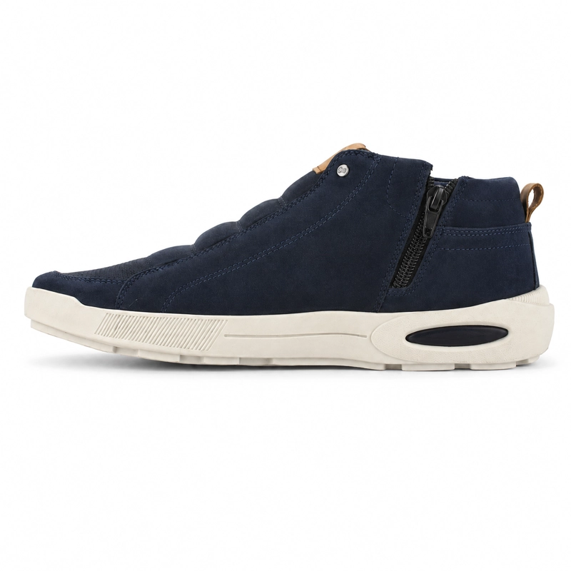 ZAPATILLA FERRACINI HOMBRE 2261 PULSE AZUL MARINO CASUAL - 2