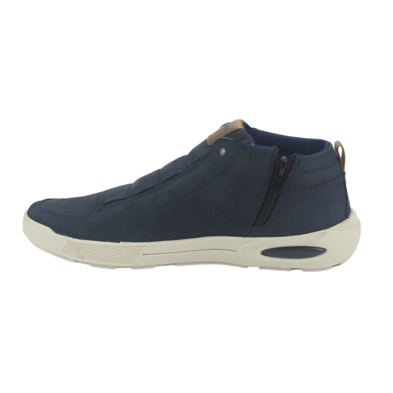 ZAPATILLA FERRACINI HOMBRE 2261 PULSE AZUL MARINO CASUAL - 2