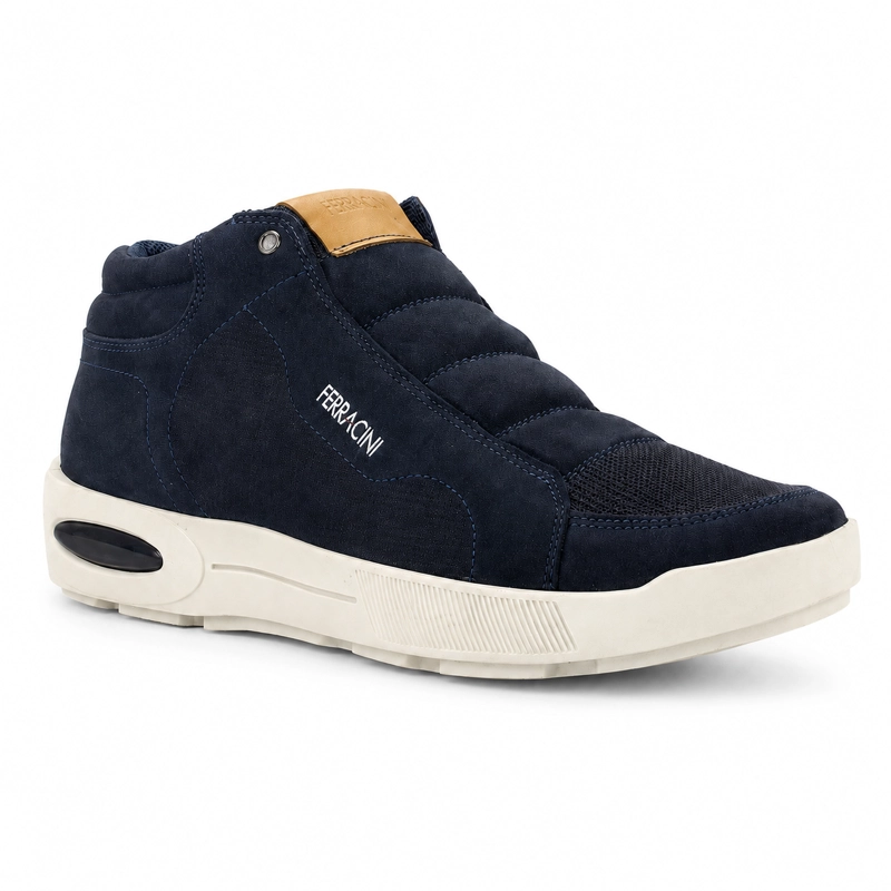 ZAPATILLA FERRACINI HOMBRE 2261 PULSE AZUL MARINO CASUAL - 3