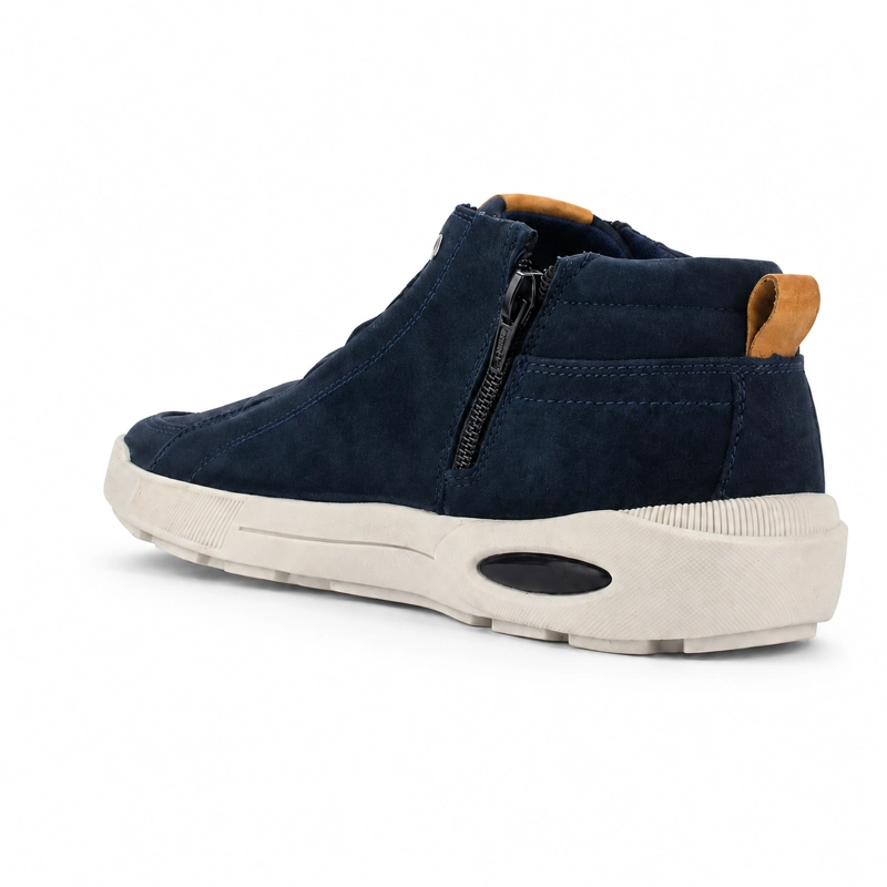 ZAPATILLA FERRACINI HOMBRE 2261 PULSE AZUL MARINO CASUAL - 4