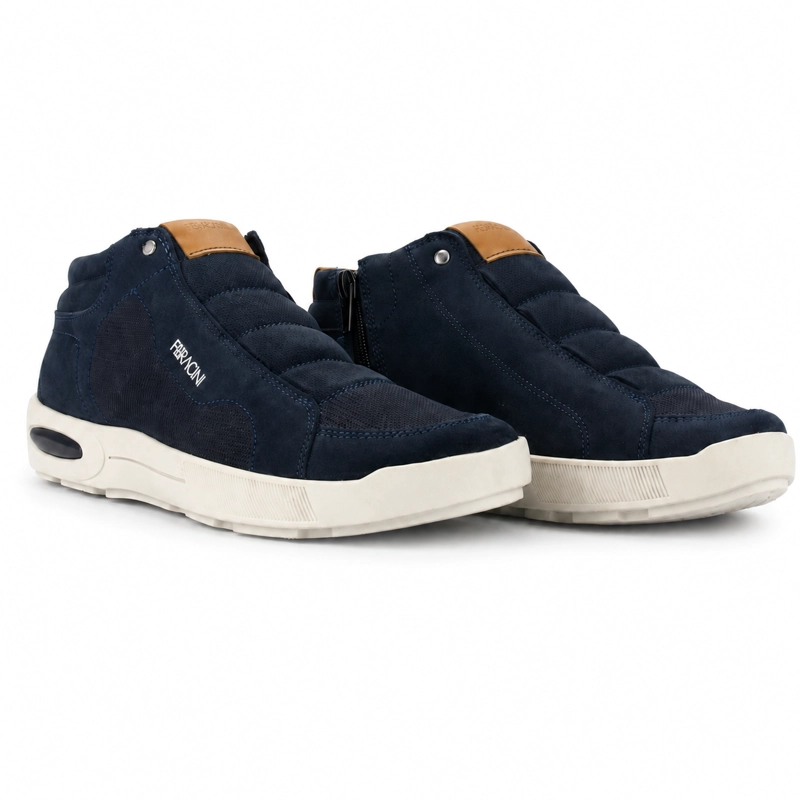ZAPATILLA FERRACINI HOMBRE 2261 PULSE AZUL MARINO CASUAL - 6