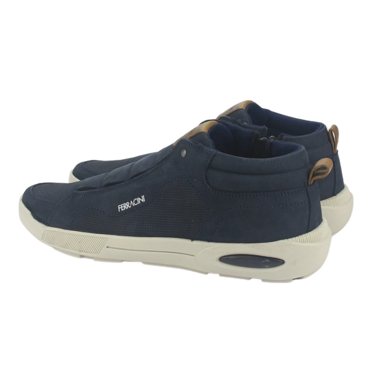 ZAPATILLA FERRACINI HOMBRE 2261 PULSE AZUL MARINO CASUAL - 6
