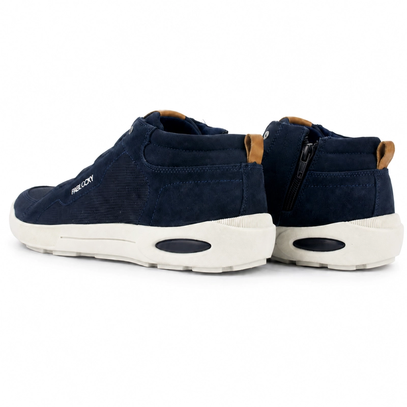 ZAPATILLA FERRACINI HOMBRE 2261 PULSE AZUL MARINO CASUAL - 7