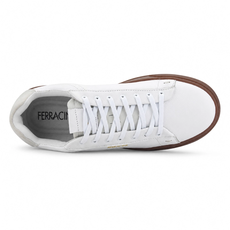 ZAPATILLA FERRACINI HOMBRE 9130 CITY BLANCO CASUAL - 5