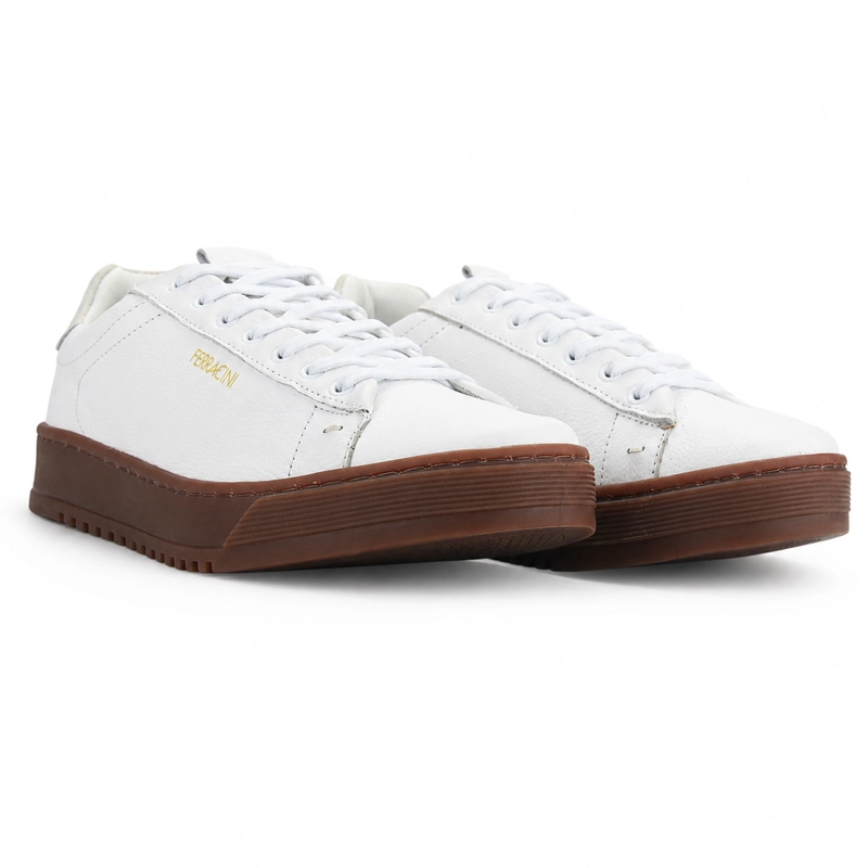 ZAPATILLA FERRACINI HOMBRE 9130 CITY BLANCO CASUAL - 7