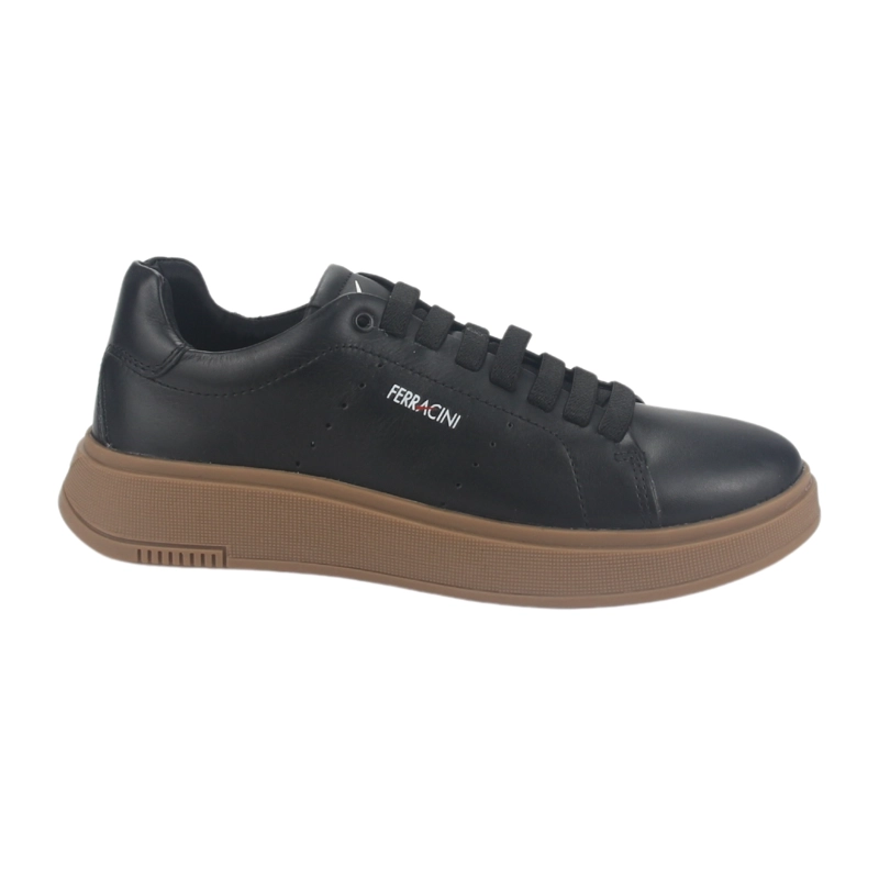 ZAPATO FERRACINI HOMBRE 9315 LOGAN NEGRO CASUAL - 1