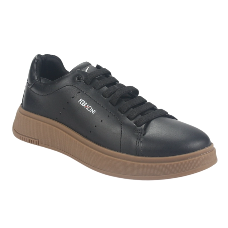 ZAPATO FERRACINI HOMBRE 9315 LOGAN NEGRO CASUAL - 3