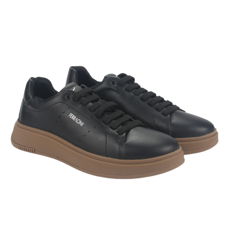 ZAPATO FERRACINI HOMBRE 9315 LOGAN NEGRO CASUAL - 5
