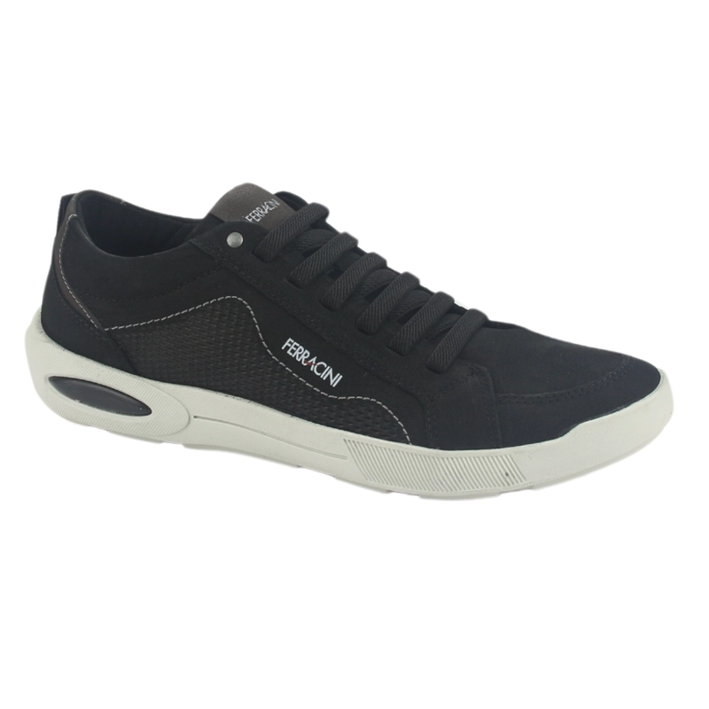 ZAPATILLA FERRACINI HOMBRE 2269 PULSE NEGRO CASUAL - 3