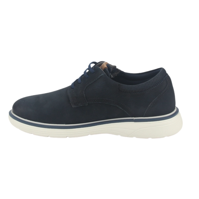 ZAPATO FERRACINI HOMBRE 4960 FULL RUSTIC AZUL MARINO CASUAL - 2