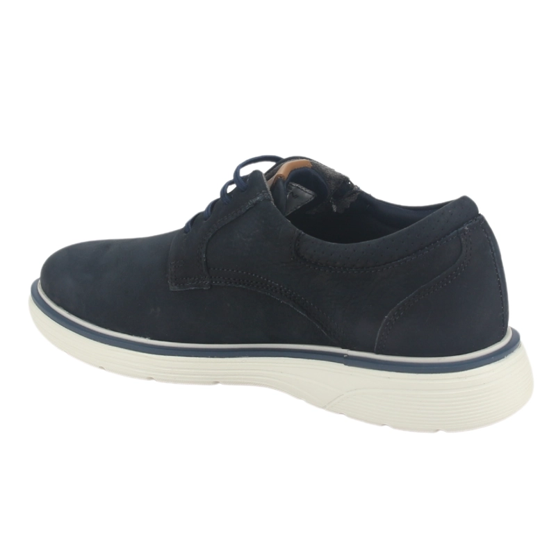 ZAPATO FERRACINI HOMBRE 4960 FULL RUSTIC AZUL MARINO CASUAL - 4