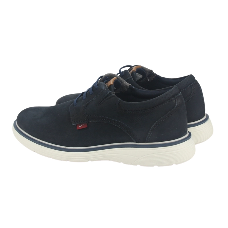 ZAPATO FERRACINI HOMBRE 4960 FULL RUSTIC AZUL MARINO CASUAL - 6