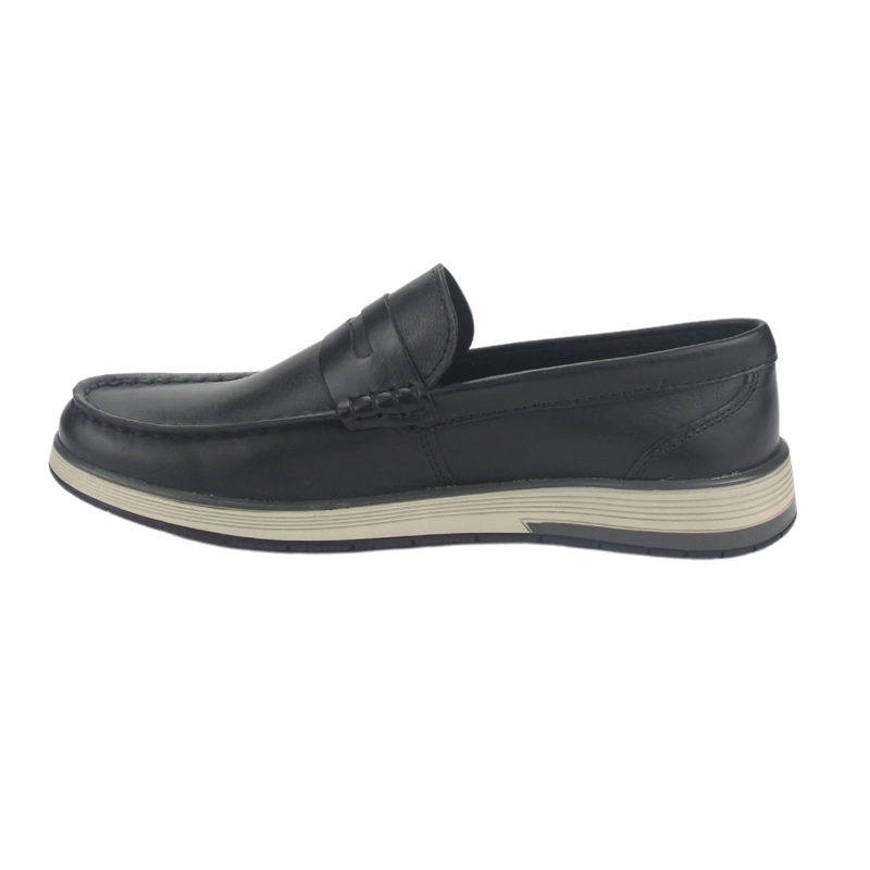 ZAPATOS HOMBRE FERRACINI CUERO 6988 CASUAL NEGRO - 2
